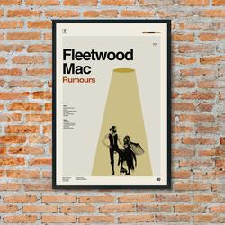 Fleetwood Mac Poster, Fleetwood Mac Movie Poster Meaningful Gift For Family Gift For Boyfriend Valentine Gift Birthday Gift Holiday Gift