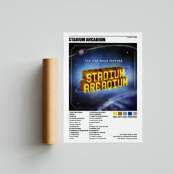 Red Hot Chili Peppers Posters, Stadium Arcadium Poster Meaningful Gift For Family Gift For Boyfriend Valentine Gift Birthday Gift Holiday Gift