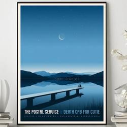 Poster Postal Service & Death Cab for Cutie Tour 2023 September 21 Meaningful Gift For Family Gift For Boyfriend Valentine Gift Birthday Gift Holiday Gift