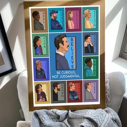 Be Curious, Not Judgemental Collage Poster Meaningful Gift For Family Gift For Boyfriend Valentine Gift Birthday Gift Holiday Gift