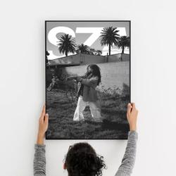 SZA Poster - Artist Poster - Singer Poster - Star Poster Meaningful Gift For Family Gift For Boyfriend Valentine Gift Birthday Gift Holiday Gift