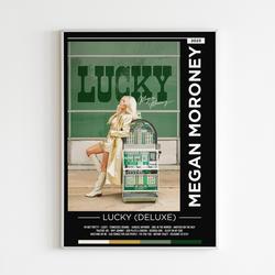 Megan Moroney Lucky Album Poster, Album Cover Poster Meaningful Gift For Family Gift For Boyfriend Valentine Gift Birthday Gift Holiday Gift