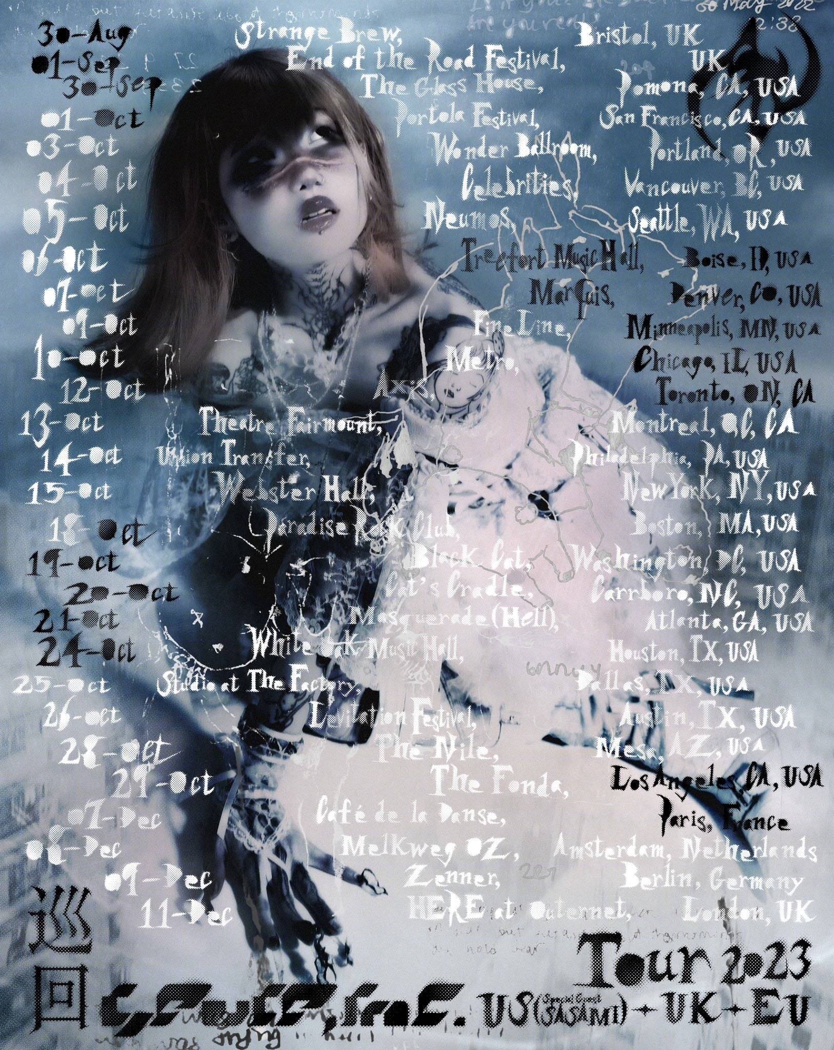 Yeule Tour 2023 Poster, Home Meaningful Gift For Family Gift For Boyfriend Valentine Gift Birthday Gift Holiday Gift