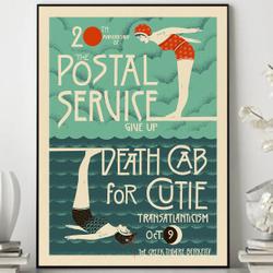 The Postal Service & Death Cab For Cutie October 9, 2023 The Greek Theatre Berkeley, CA Poster Meaningful Gift For Family Gift For Boyfriend Valentine Gift Birthday Gift Holiday Gift
