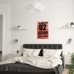U2 Red Rocks Vintage Concert Poster Meaningful Gift For Family Gift For Boyfriend Valentine Gift Birthday Gift Holiday Gift