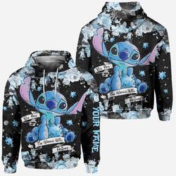 Ohana Means Family Stitch Women Hoodie Custom Stitch Hoodie