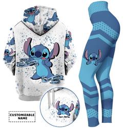 Personalized Funny Stitch Women Hoodie Custom Stitch Ohana Hoodie (Not Included Legging)