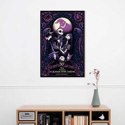 The Nightmare Before Christmas 30th Anniversary Movie Poster, Wall Decor Meaningful Gift For Family Gift For Boyfriend Valentine Gift Birthday Gift Holiday Gift
