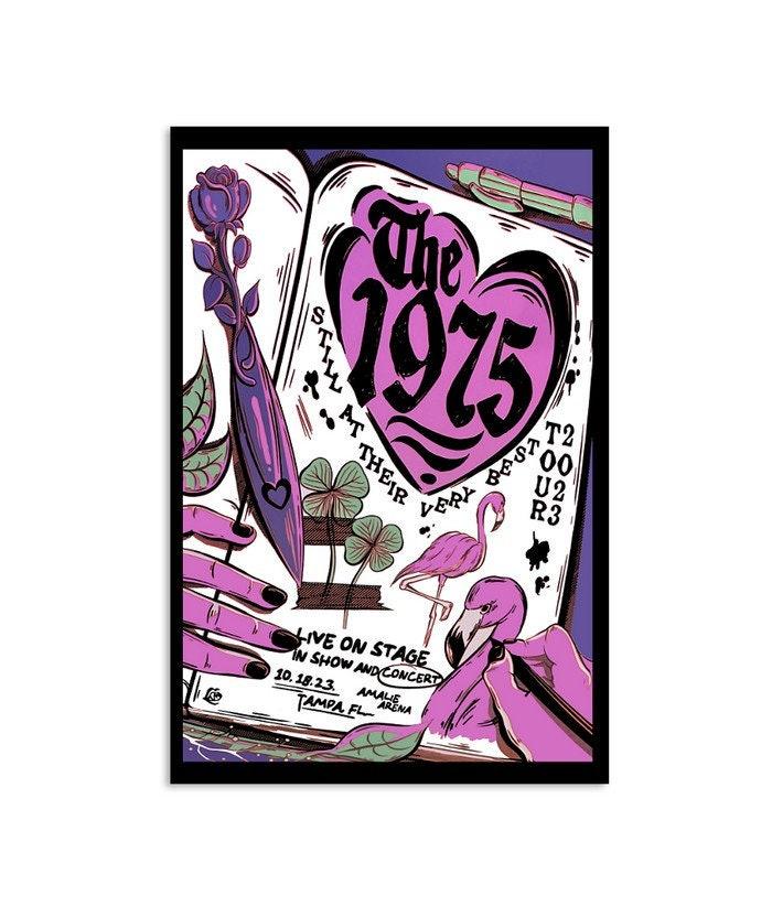 The 1975 Tour - Oct 18 2023 Still at Their Very Best Tour Tampa, Florida Poster Meaningful Gift For Family Gift For Boyfriend Valentine Gift Birthday Gift Holiday Gift