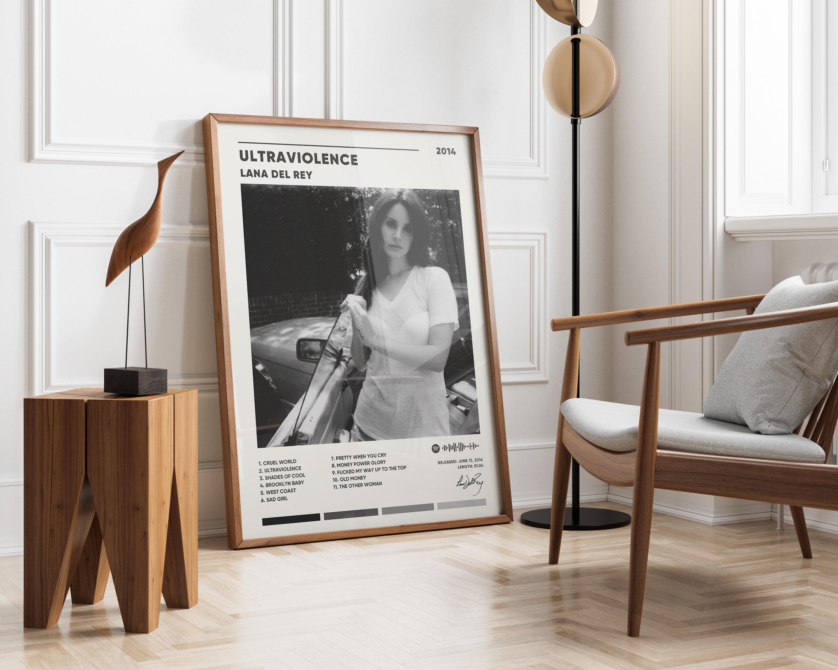 Lana Del Rey Ultraviolence Album Cover Poster Meaningful Gift For Family Gift For Boyfriend Valentine Gift Birthday Gift Holiday Gift