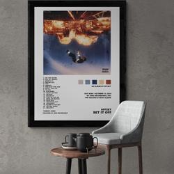 Offset set it off album poster, offset solo album poste Meaningful Gift For Family Gift For Boyfriend Valentine Gift Birthday Gift Holiday Gift