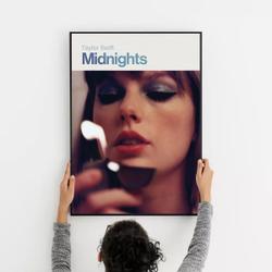 Midnights - Taylor Poster - Album Art Poster - Album Cover Meaningful Gift For Family Gift For Boyfriend Valentine Gift Birthday Gift Holiday Gift