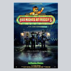 2023 Five Nights at Freddy's Movie Poster, Wall Art Meaningful Gift For Family Gift For Boyfriend Valentine Gift Birthday Gift Holiday Gift