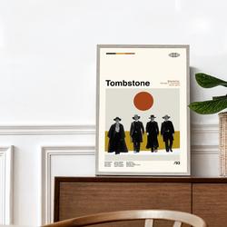 Tombstone Movie, Tombstone Poster, Kevin Jarre Film Meaningful Gift For Family Gift For Boyfriend Valentine Gift Birthday Gift Holiday Gift