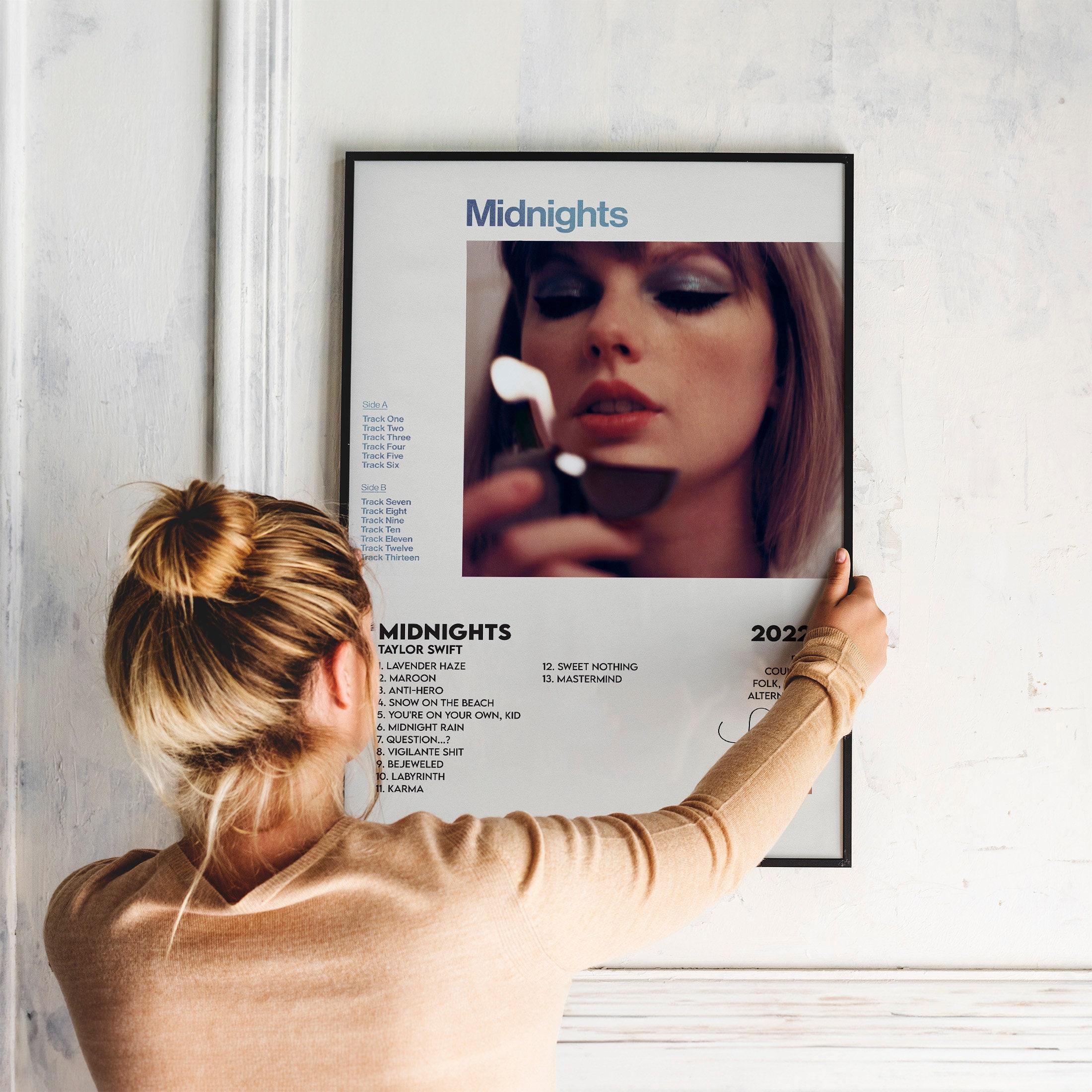 Taylor Midnights Album Cover Poster Meaningful Gift For Family Gift For Boyfriend Valentine Gift Birthday Gift Holiday Gift