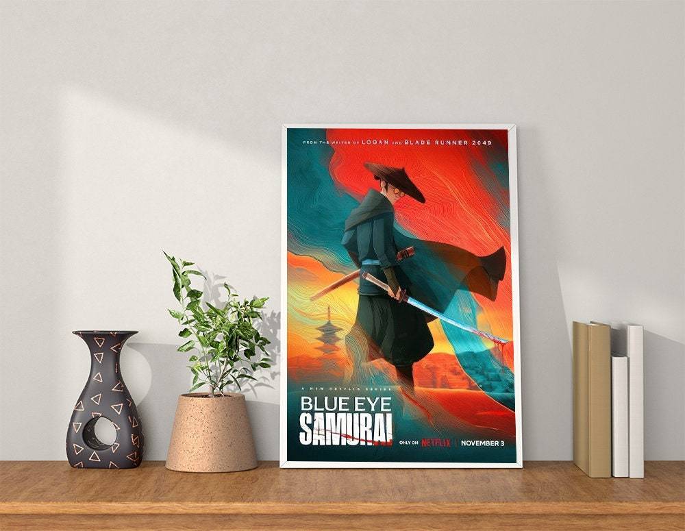 Blue Eye Samurai 2023 Movie Poster Meaningful Gift For Family Gift For Boyfriend Valentine Gift Birthday Gift Holiday Gift