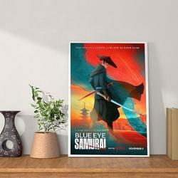 Blue Eye Samurai 2023 Movie Poster Meaningful Gift For Family Gift For Boyfriend Valentine Gift Birthday Gift Holiday Gift