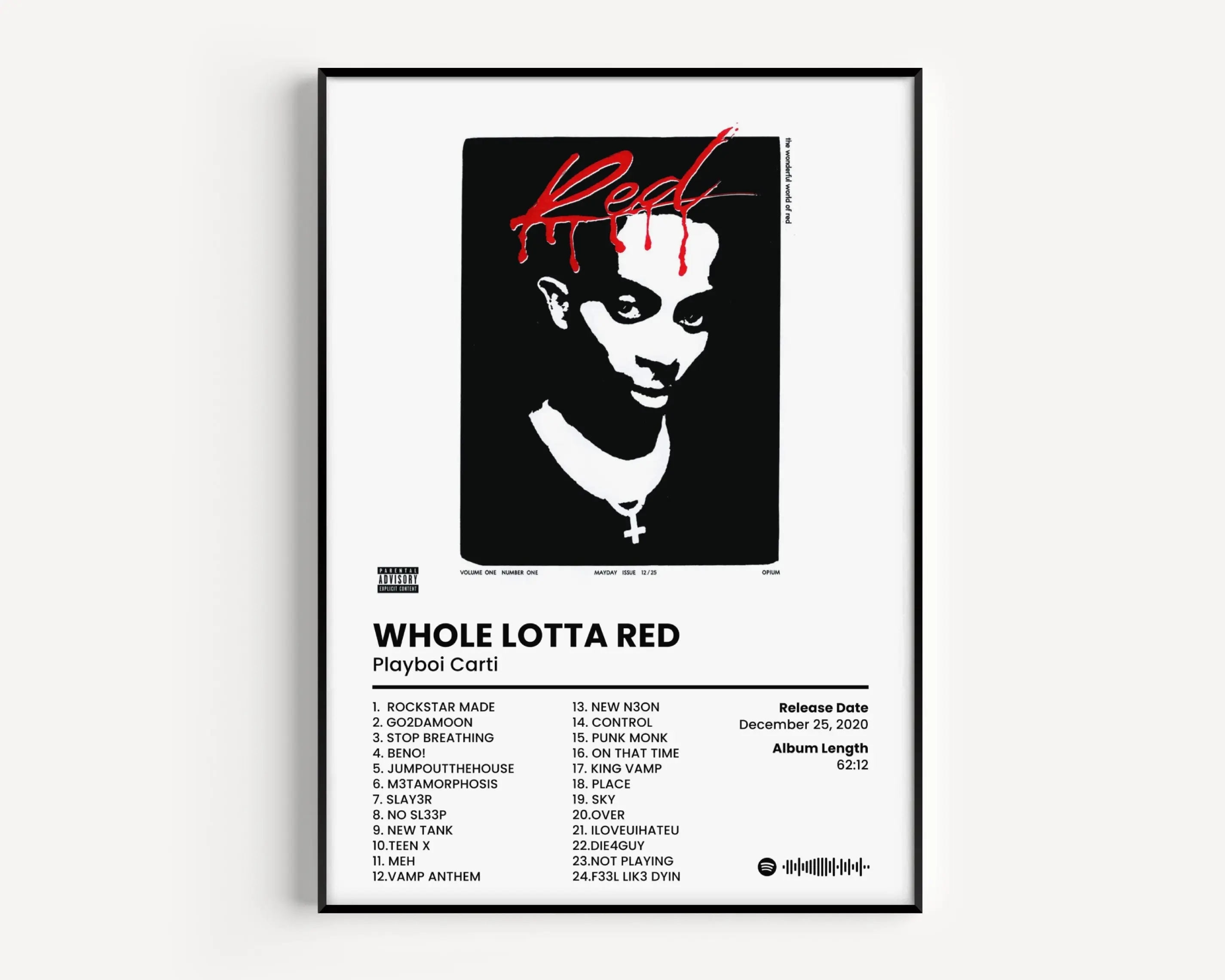 Playboi Carti Cover Poster Set of 3, Rap Classics Poster, Hip Hop Poster Meaningful Gift For Family Gift For Boyfriend Valentine Gift Birthday Gift Holiday Gift