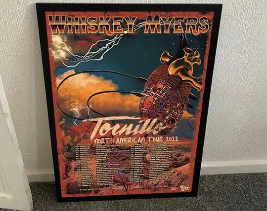 Whiskey Myers Band Poster, Whiskey Myers tour 2022 Poster Meaningful Gift For Family Gift For Boyfriend Valentine Gift Birthday Gift Holiday Gift