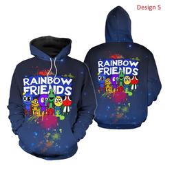 Boys' Girls' Hoodie Rainbow Friends Hoodie