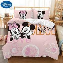 Mickey and friends bedding Set Gift For Your Girlfriend Boyfriend Gift For Love Gift For Friend Best Valentine Present Holiday Gift
