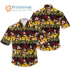 Mickey mouse hawaiian shirt Gift For Your Girlfriend Boyfriend Gift For Love Gift For Friend Best Valentine Present Holiday Gift