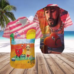Un Verano Sin Ti Bad Bunny Retro Hawaiian Shirt Gift For Your Girlfriend Boyfriend Gift For Love Gift For Friend Best Valentine Present Holiday Gift