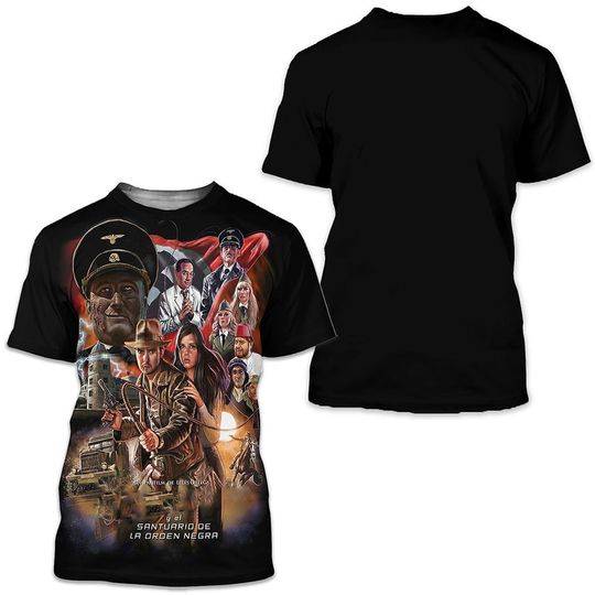 Indiana Jones And The Dial of Destiny 3D tshirts Meaningful Gift For Family Gift For Boyfriend Valentine Gift