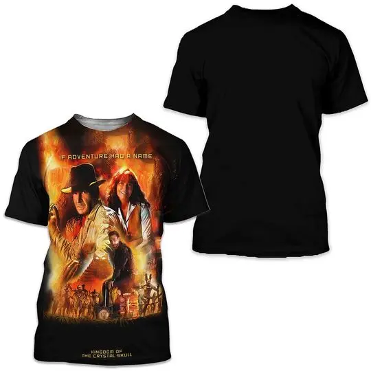 Indiana Jones and the Kingdom of the Crystal Skull T-Shirt Meaningful Gift For Family Gift For Boyfriend Valentine Gift
