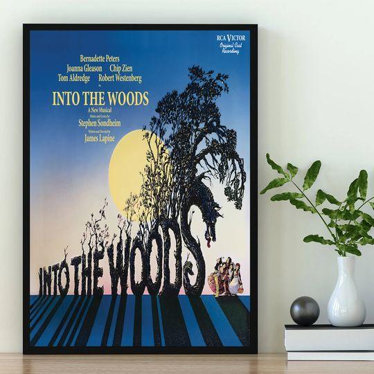 Into the Woods Original Broadway Premium Matte Vertical Poster Meaningful Gift For Family Gift For Boyfriend Valentine Gift Birthday Gift Holiday Gift