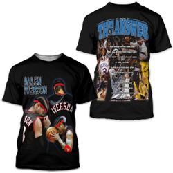 Iverson The Answer T-shirt Meaningful Gift For Family Gift For Boyfriend Valentine Gift