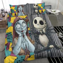 Jack And Sally Bedding Set Gift For Your Girlfriend Boyfriend Gift For Love Gift For Friend Best Valentine Present Holiday Gift