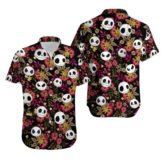 Jack Nightmare Movie Hawaiian Shirt Gift For Your Girlfriend Boyfriend Gift For Love Gift For Friend Best Valentine Present Holiday Gift
