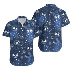 Jack Skellington Nightmare Before Christmas Hawaiian Shirt Gift For Your Girlfriend Boyfriend Gift For Love Gift For Friend Best Valentine Present Holiday Gift
