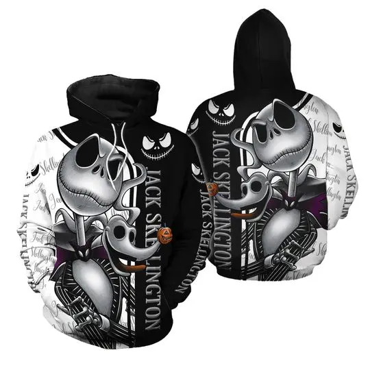 Jack Skellington Disney 3D Hoodie