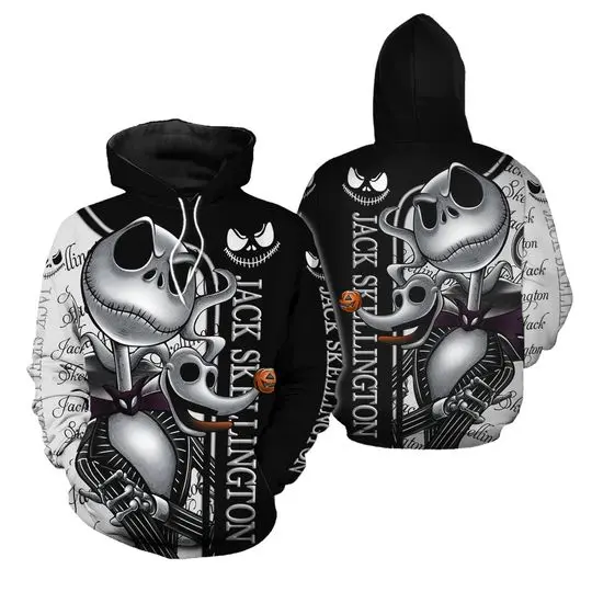Jack Skellington Halloween Skull Disney Hoodie