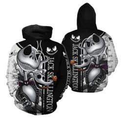 Jack Skellington Halloween Skull Disney Hoodie