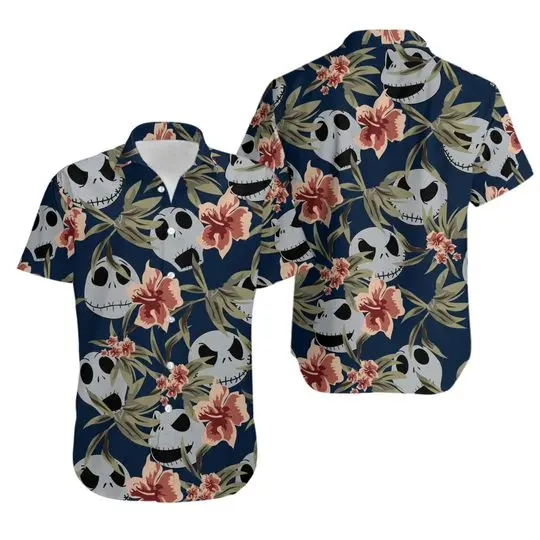 Jack Skellington Hawaii Shirt Gift For Your Girlfriend Boyfriend Gift For Love Gift For Friend Best Valentine Present Holiday Gift