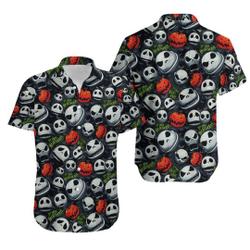 Jack Skellington Hawaiian Shirt Gift For Your Girlfriend Boyfriend Gift For Love Gift For Friend Best Valentine Present Holiday Gift