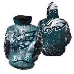 Jalen Hurts Team Grungle Match 3D Hoodie