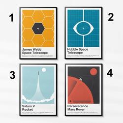 James Webb Space Telescope Poster | NASA | Science Art Print Meaningful Gift For Family Gift For Boyfriend Valentine Gift Birthday Gift Holiday Gift