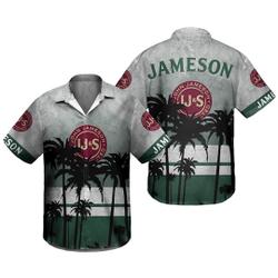 Jamson Irish Whiskey Hawaiian Shirt Gift For Your Girlfriend Boyfriend Gift For Love Gift For Friend Best Valentine Present Holiday Gift