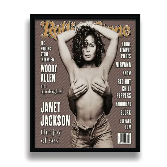 Janet Jackson Rolling Stone Poster Meaningful Gift For Family Gift For Boyfriend Valentine Gift Birthday Gift Holiday Gift