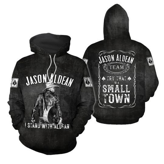 Stand With Jason Aldean Unisex Hoodie