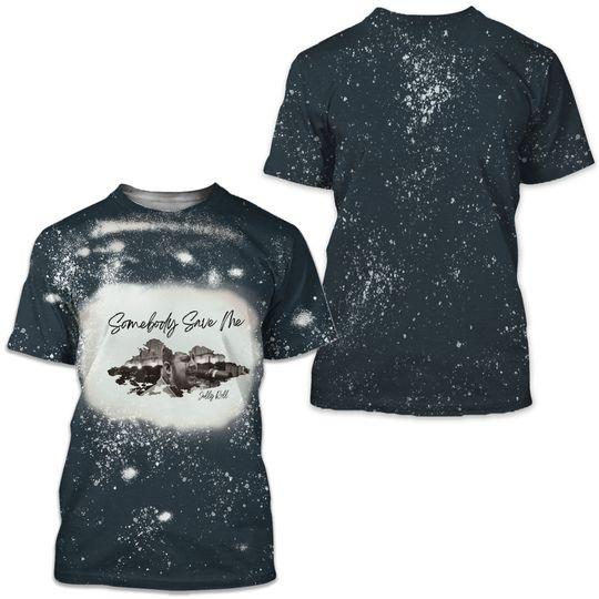 Jelly Roll somebody save me country singer band 3D T-Shirt Meaningful Gift For Family Gift For Boyfriend Valentine Gift