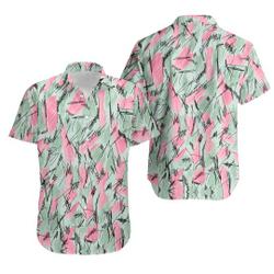 Jim Hopper David Harbour Shirt, Pink And Green Hawaii Shirt Gift For Your Girlfriend Boyfriend Gift For Love Gift For Friend Best Valentine Present Holiday Gift