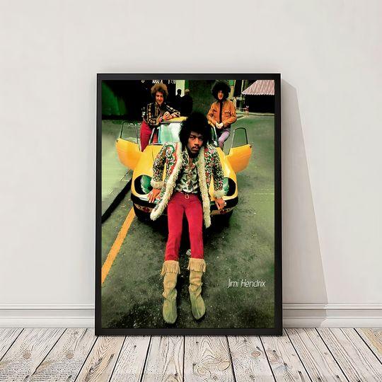 JIMI HENDRIX 1967 POSTER London Uk Classic Iconic Guitar Hero Meaningful Gift For Family Gift For Boyfriend Valentine Gift Birthday Gift Holiday Gift
