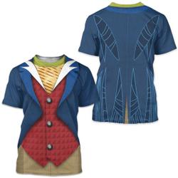 Jiminy Cricket Unisex Shirt, Pinocchio 2022 Movie Inspired Costume 3D T-shirt Meaningful Gift For Family Gift For Boyfriend Valentine Gift