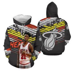 Jimmy Butler 3D Hoodie, Jimmy Butler Basketball V2 Tee, V1 Sport Champion 3D Hoodie