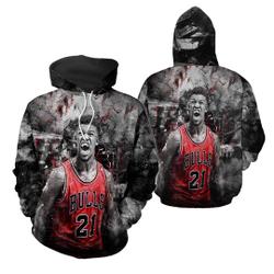 Jimmy Butler 3D Hoodie, Jimmy Butler Basketball V3 Tee, V1 Sport Champion 3D Hoodie